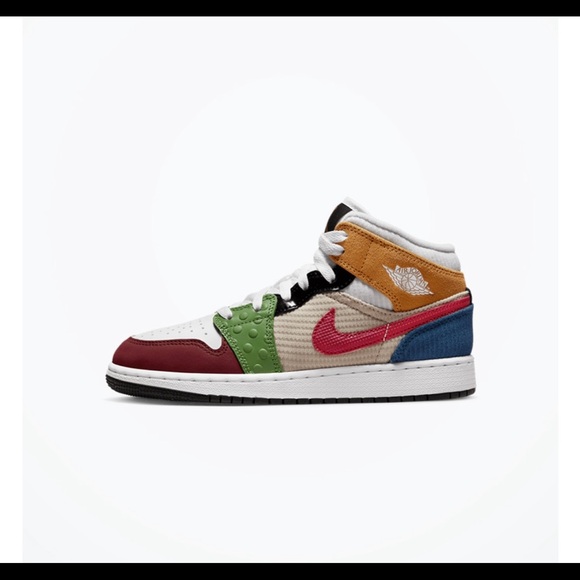 Jordan 1 Mid SE Messy Room GS DR6957 YOUTH Size 6, WOMEN size 7, MEN size 6 - Picture 2 of 4